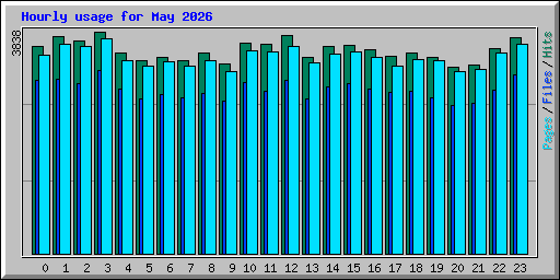 Hourly usage for May 2026